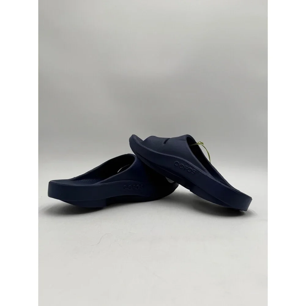 Oofos OOAHH Unisex NEW Slide Sandal Navy Multiple Sizes